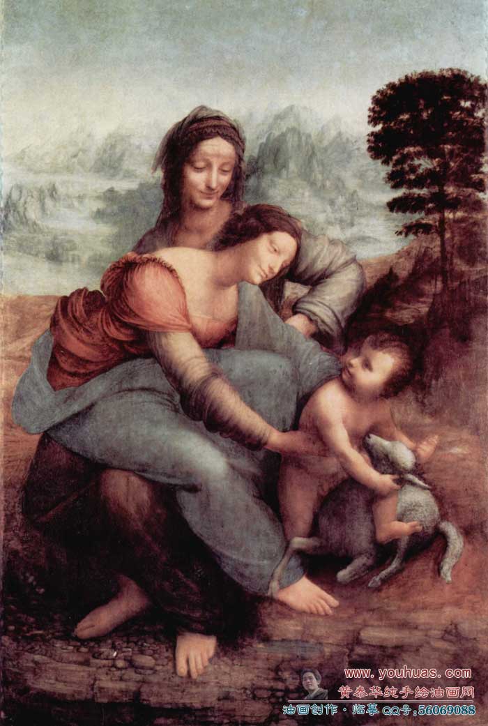 ҴͻƷ:ʥĸʥVinci()The Virgin and Child with St. Anne